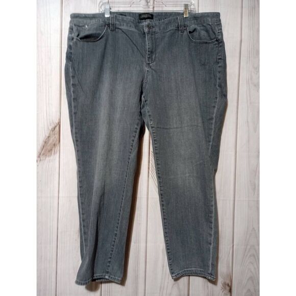 Talbots Jeans Ladies‎ 22W Boyfriend Gray - Picture 1 of 7